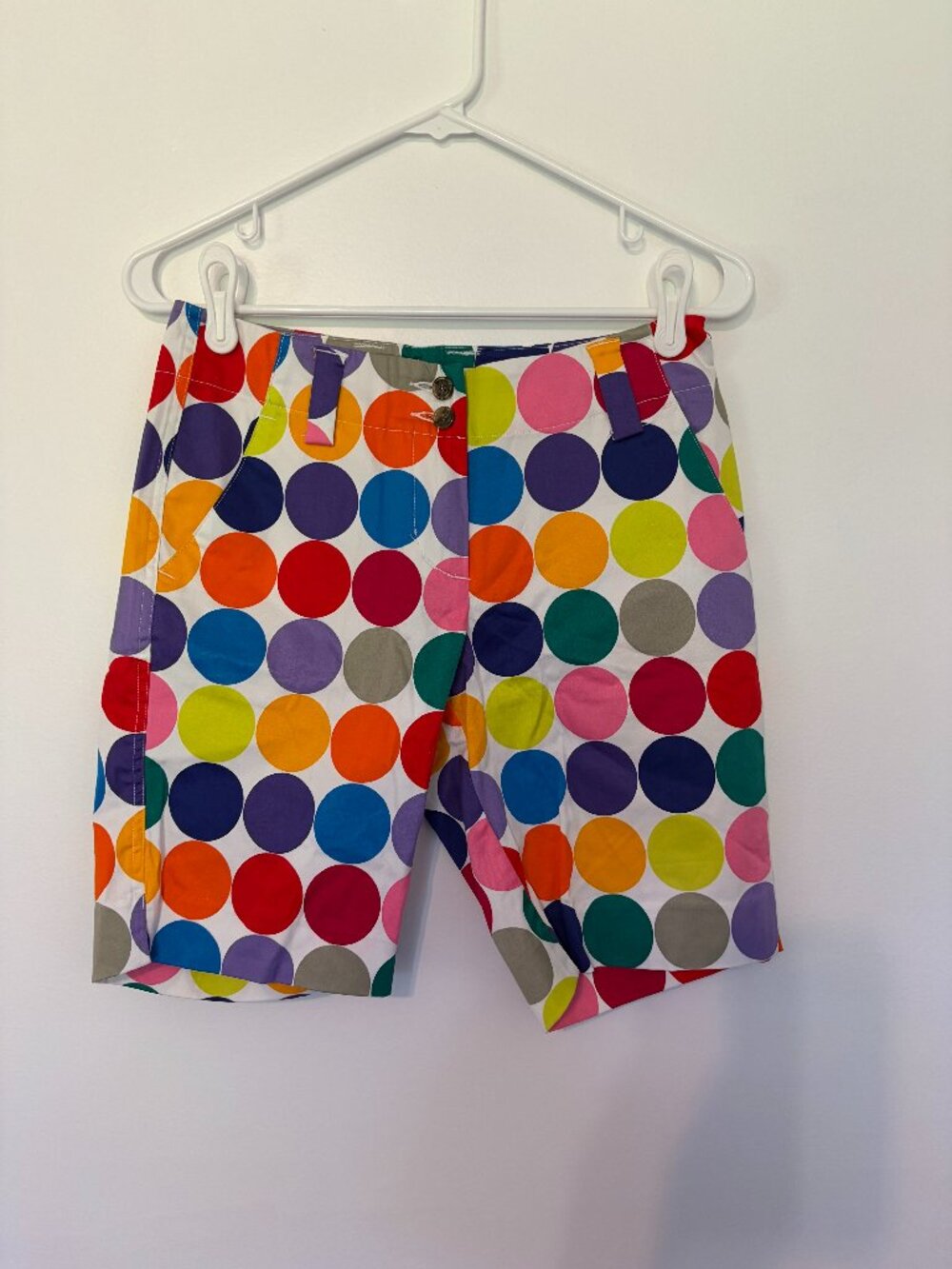Loud Mouth Colorful Polka Dot Chino Shorts (NWT)